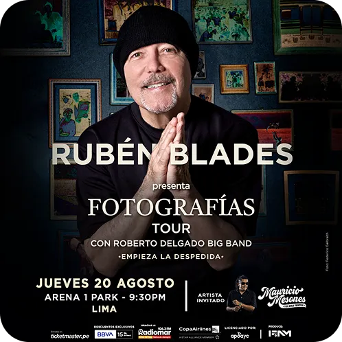 Rubén Blades Fotografías Tour